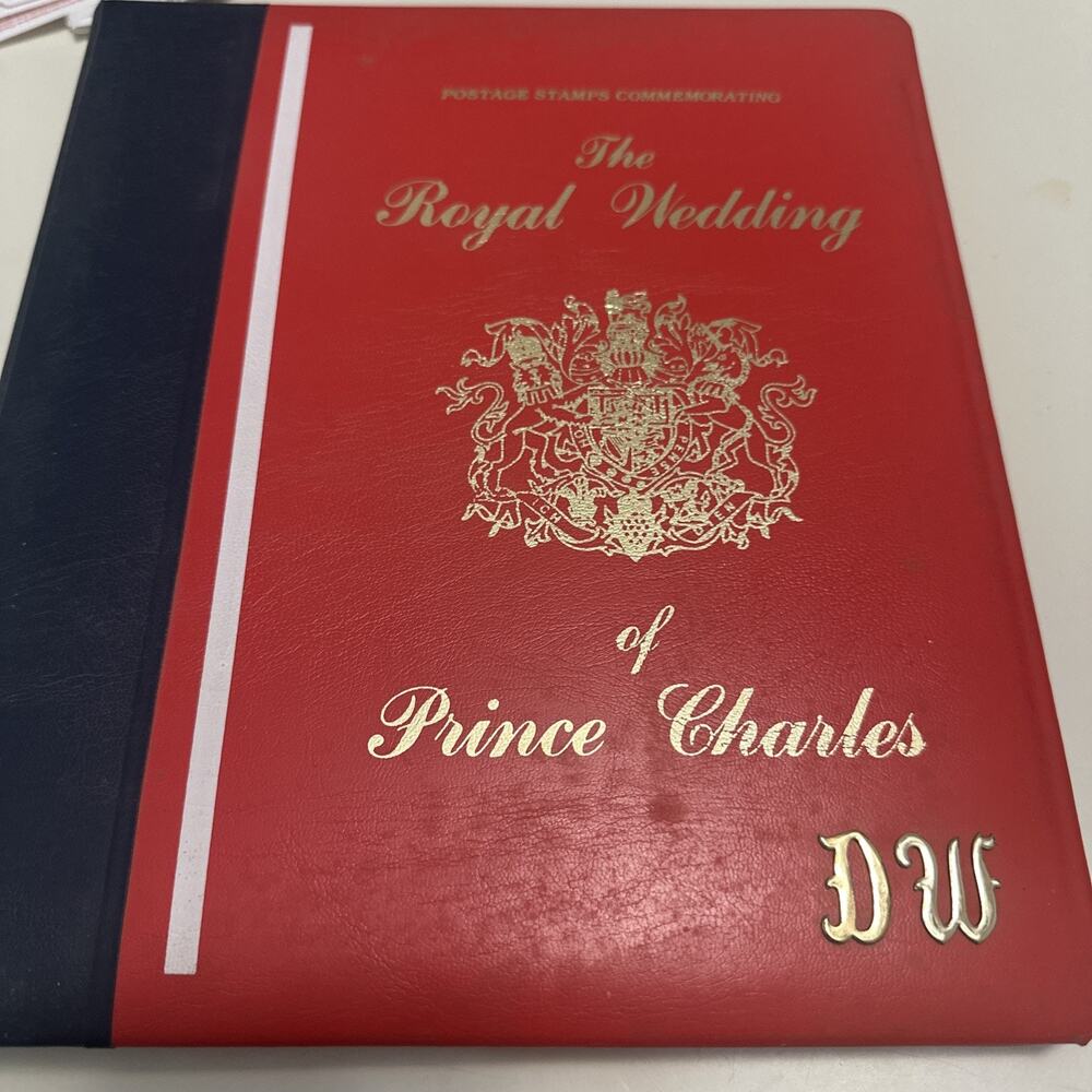 Postage Stamps "The Royal Wedding of Prince Charles" 78 Stamp &Sheets Album Mint